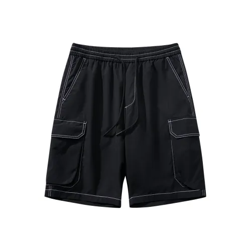 NOME Черные унисекс шорты карго