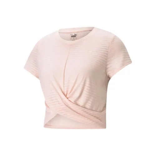 PUMA Светло-розовый Женские Короткие Топы