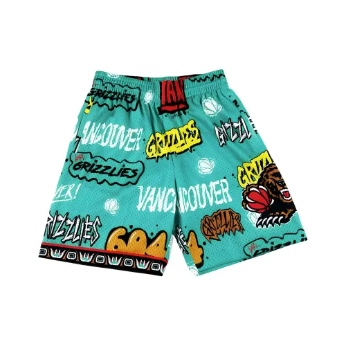 MITCHELL NESS Баскетбольные шорты Унисекс Зеленый