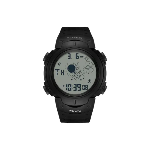 Rlychee Space Man Collection Электроника Механизм TPU Ремешок Часы Унисекс Серый Циферблат