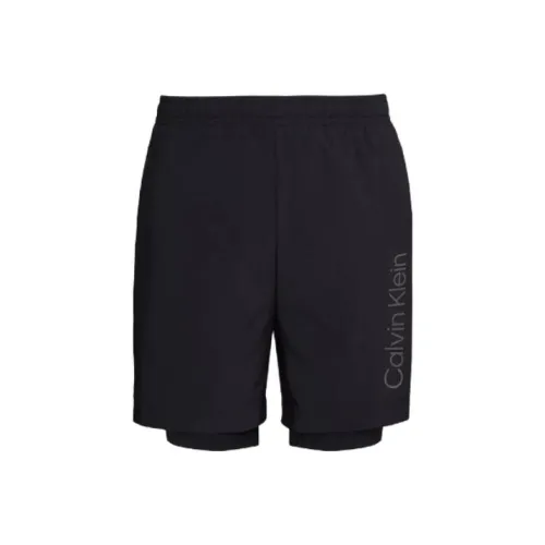 CK Calvin Klein 2-в-1 Спортивные шорты Повседневные шорты Мужские Черные