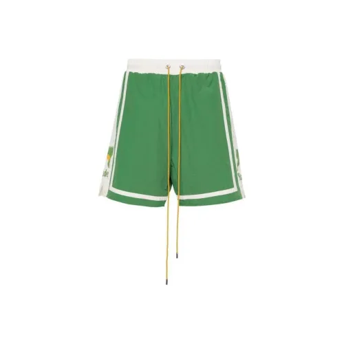 RHUDE Зеленые Мужские Повседневные Шорты