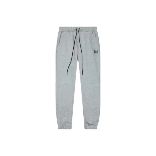 PUMA Gray Men's Casual Pants PUMA Серый Мужские Повседневные Брюки