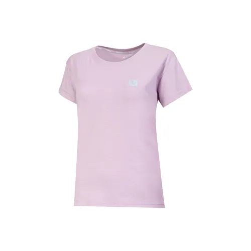 QIAODAN T-рубашка Женская Фантазийный Фиолетовый