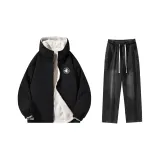 Комплект одежды (Черный топ + Черные джинсы)