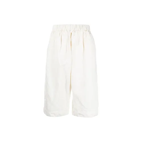 CASEY CASEY Экрю Мужские Повседневные Шорты