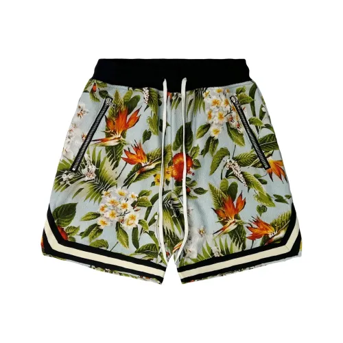 JUNGLE GURL Прямой крой Баскетбольные Повседневные Шорты Унисекс Синий