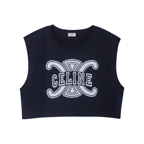 CELINE Черные Женские Майки