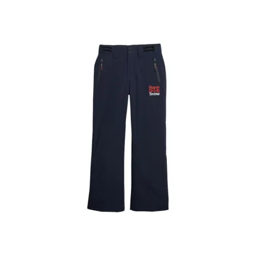 SUPERDRY Мужские лыжные штаны синего цвета