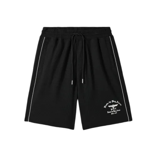 Boy London Повседневные шорты Унисекс Черные