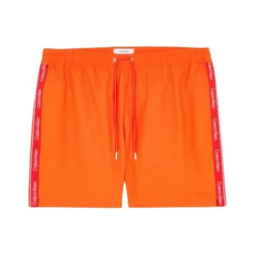 Calvin Klein Плавательные шорты Мужские Оранжевые