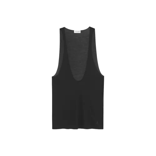 SAINT LAURENT FW23 Майка Женская Черная