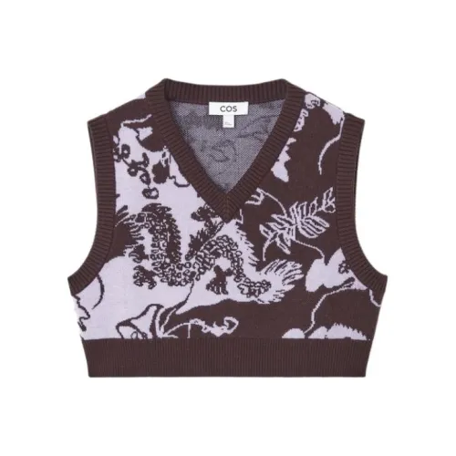 COS Майка Женская Темно-Коричневый Фиолетовый