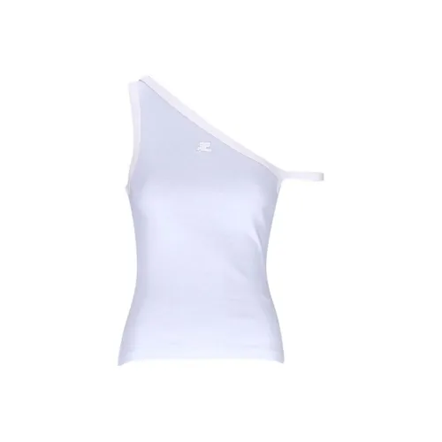 COURREGES Светло-синие Женские Майки