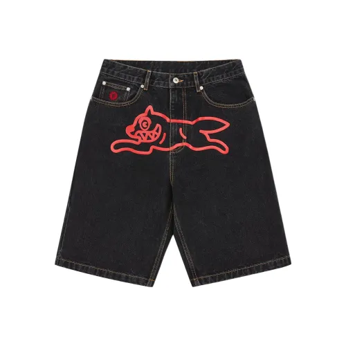 ICECREAM Spring Denim Collection Джинсовые шорты Унисекс Черный