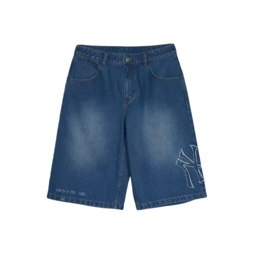 MLB SS25 Джинсовые шорты Мужские Синие