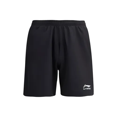 LINING Badminton Series Повседневные шорты Мужские Черные