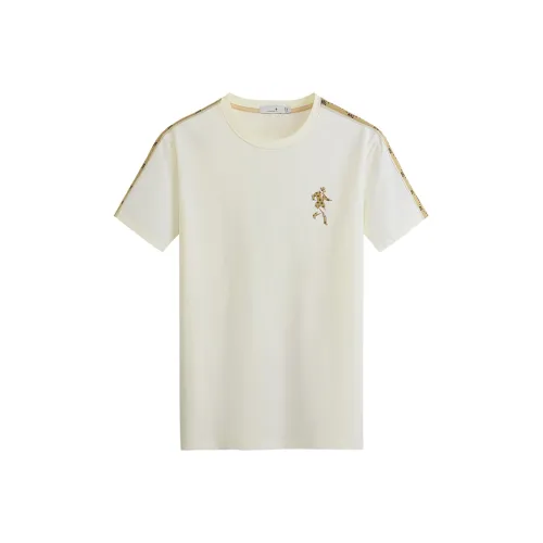 Dance with Wolves T-Shirt Мужская Бежевая Желтая