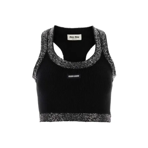 MIU MIU Черные Женские Майки