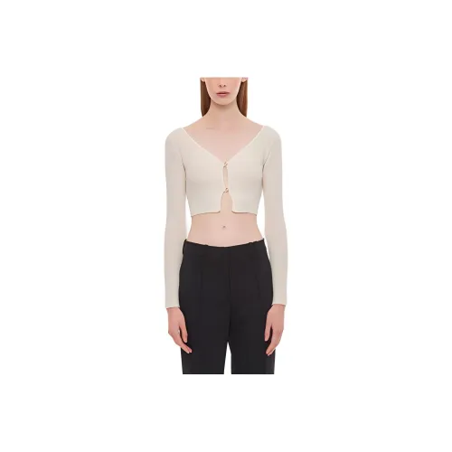 Jacquemus Белый Женские Короткие Топы