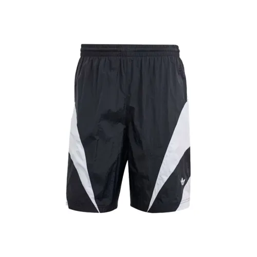 Adidas Черные/Белые Мужские Повседневные Шорты