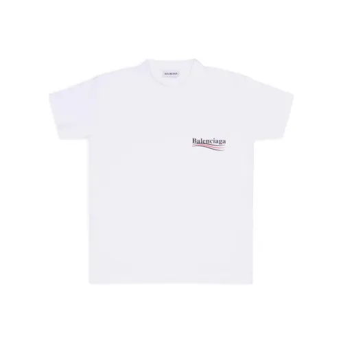 Balenciaga T-Shirt Женская Белая Свободного кроя