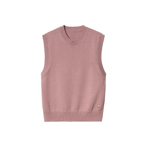 Carhartt WIP SS24 W' Chester Жилет Свитер Майка Женские Розовый