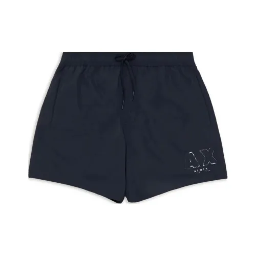 ARMANI EXCHANGEAE Пляжные шорты Мужские Морской синий