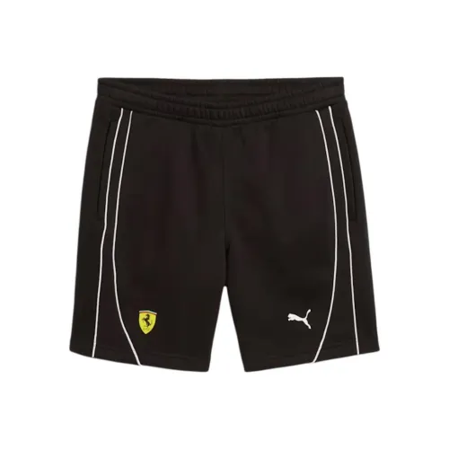 PUMA Scuderia Ferrari Race Шорты Гоночные брюки Мужские Черные