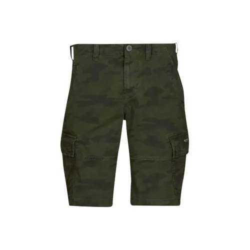 SUPERDRY Повседневные шорты Мужские Зеленые
