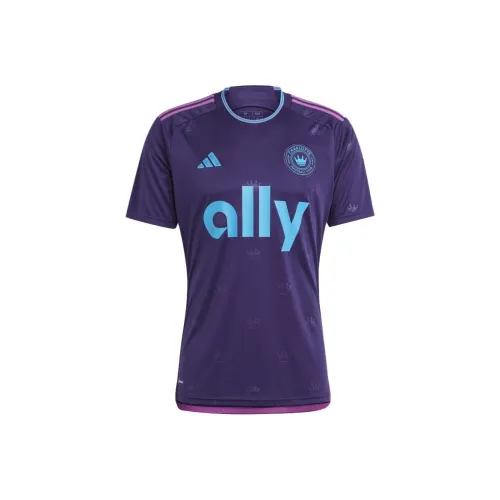 Adidas Фиолетовый Мужской Футбольный Джерси