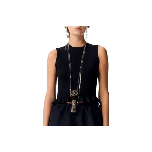 CHANEL 23 Spring Summer Новые товары Майка Женская Черная