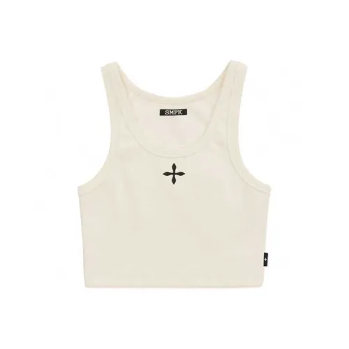 SMFK Снежно-горный Белый Женские Майки