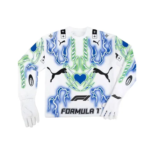 PUMA ASAP Rocky Co Бренд Белая Унисекс Гоночная Футболка