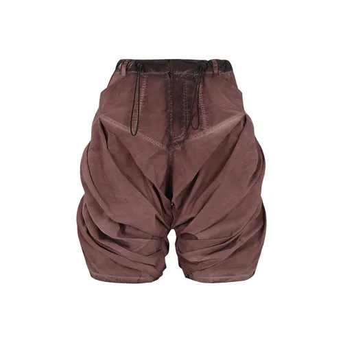 D 5 OVE Кирпично-красный Унисекс Повседневные шорты