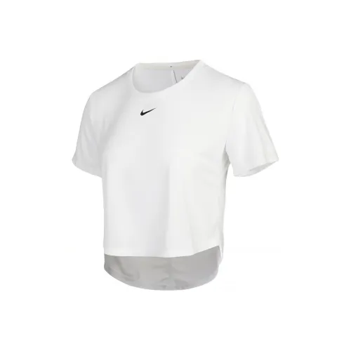 NIKE Белые Женские Короткие Топы