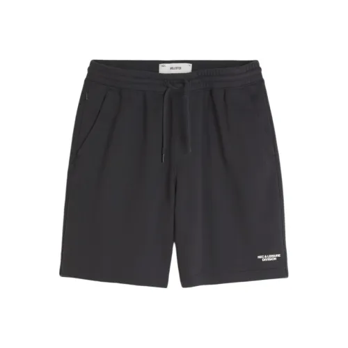 Hollister Повседневные шорты Мужские Черные