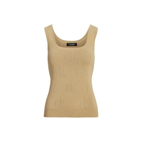 LAUREN RALPH LAUREN SS24 Майка Женская Березовый Коричневый