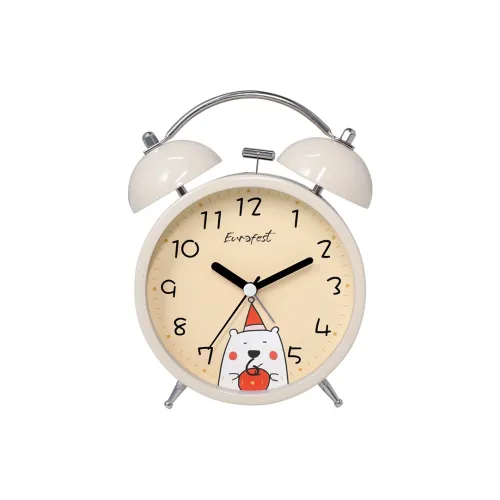 HENSE Кварцевый механизм Металл Будильник Унисекс Синий HA25