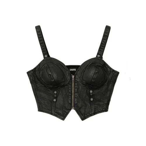 SMFK Масло Черный Женские Майки