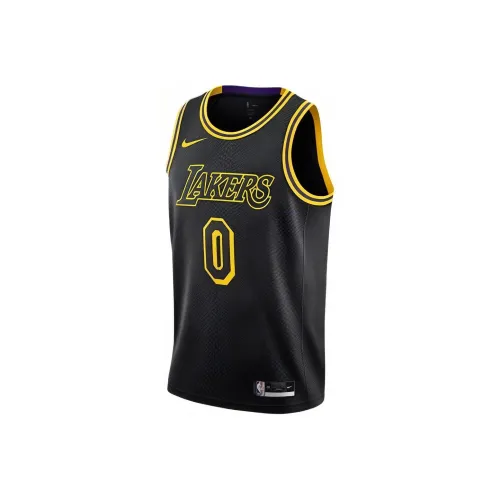 Nike Баскетбольная Джерси Мужская Черная Желтая