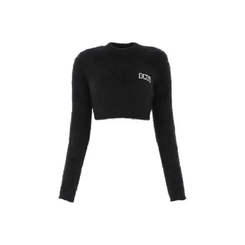 GCDS Черные Женские Короткие Топы