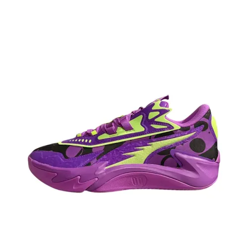 PUMA Scoot Zero 2 Амортизирующие низкие баскетбольные кроссовки с противоскользящим эффектом мужские фиолетовые