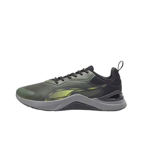 PUMA Infusion Low Топ Кроссовки для тренировок Унисекс Черный Желтый