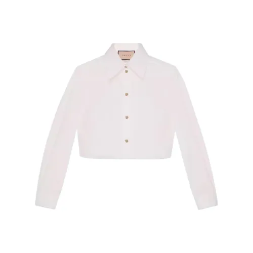 GUCCI Love Parade FW22 Защита от солнца Рубашка Женская Белая