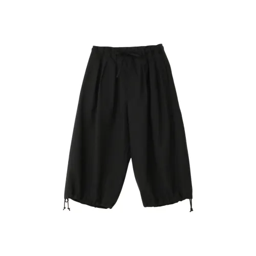 Yohji Yamamoto Черные Унисекс Повседневные Штаны