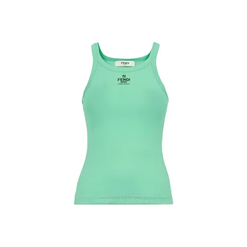 FENDI ROMA SS23 Майка Женская Зеленая