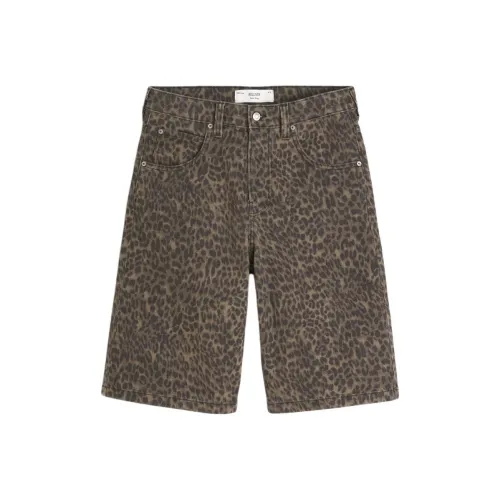 Hollister Джинсовые шорты Мужской Леопардовый принт