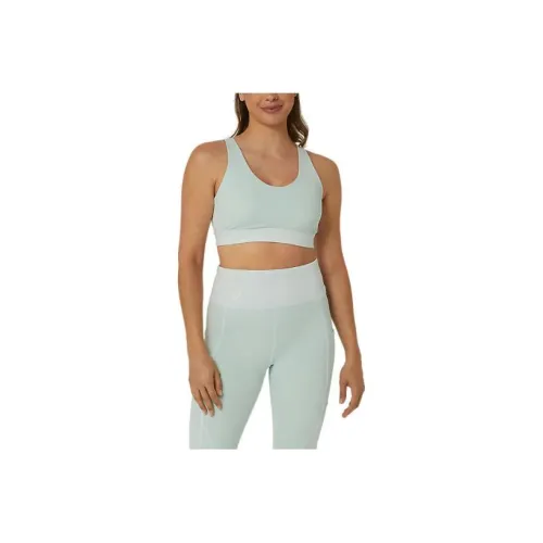 Asics Высокая Поддержка And Быстросохнущая Майка Женская Светло-Синяя