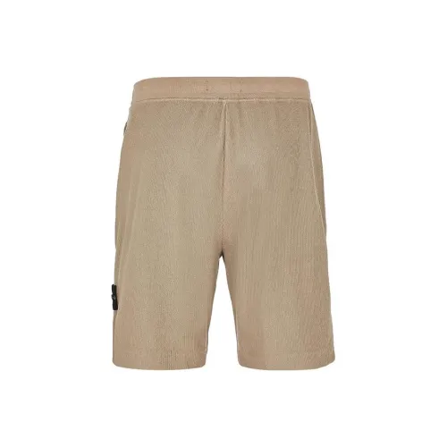 Stone Island Бежевые Мужские Повседневные Шорты
